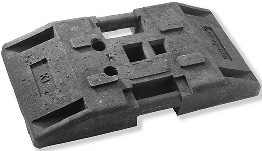 Socles 28 kg en PVC recyclé - Robalex Signalisation Lausanne